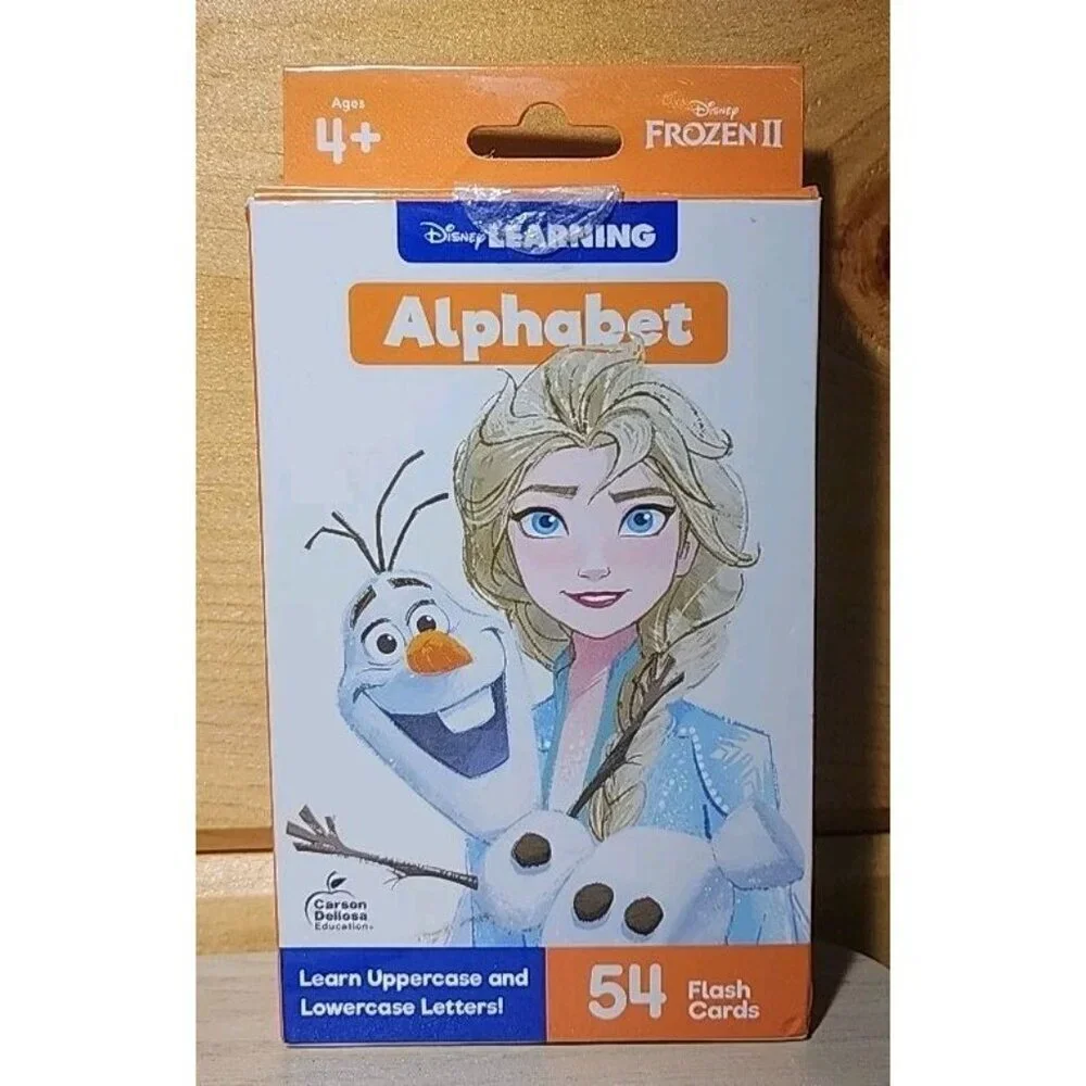Disney Learning Frozen 2 Alphabet Flash Cards 54 Flash Card Upper And Lowercase